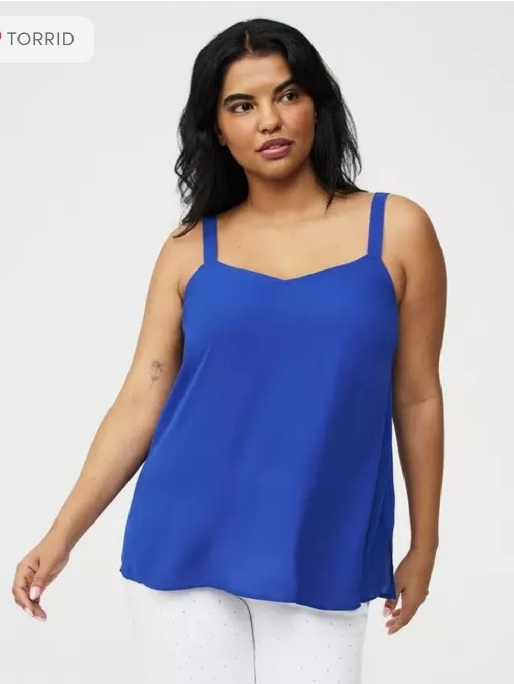 torrid Electric Blue Sophie Cami